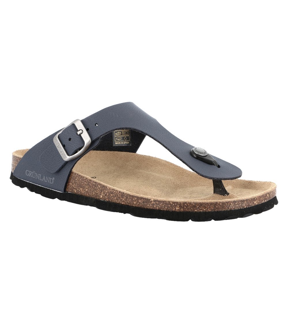 Grunland slippers with strap and anatomical sole