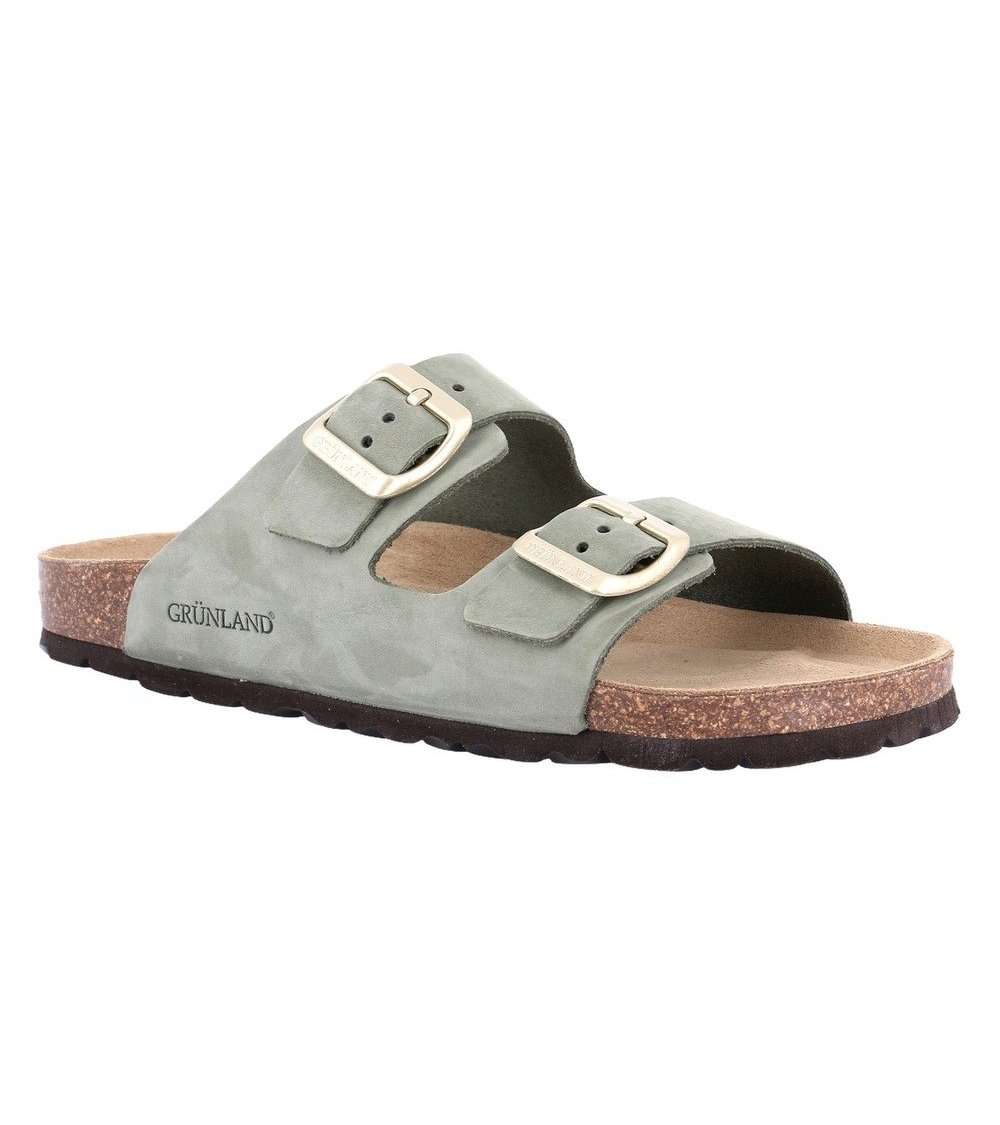 Grunland verstellbare Sandalen mit zwei Riemen