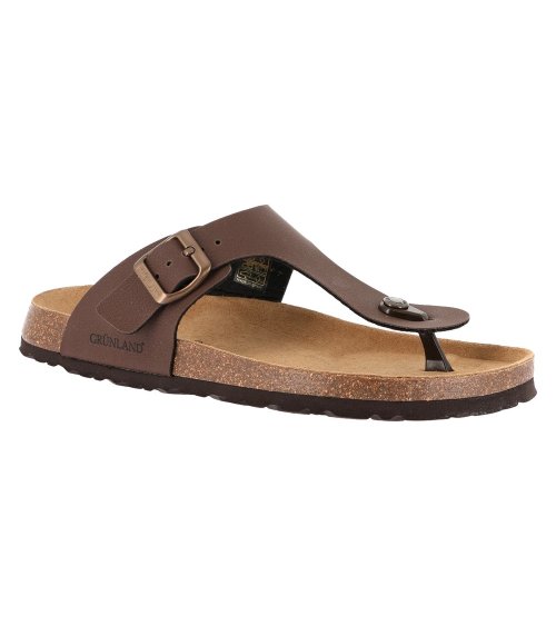 Grunland sandalias con tira y plantilla de corcho