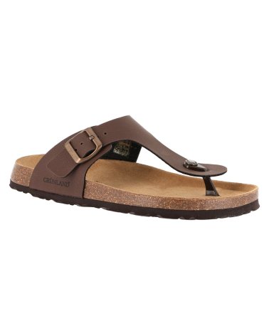 Grunland sandals with strap and cork insole