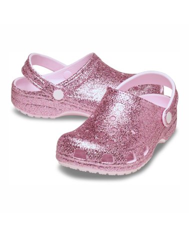 Crocs Hausschuhe Classic Chunky Glitter Clog