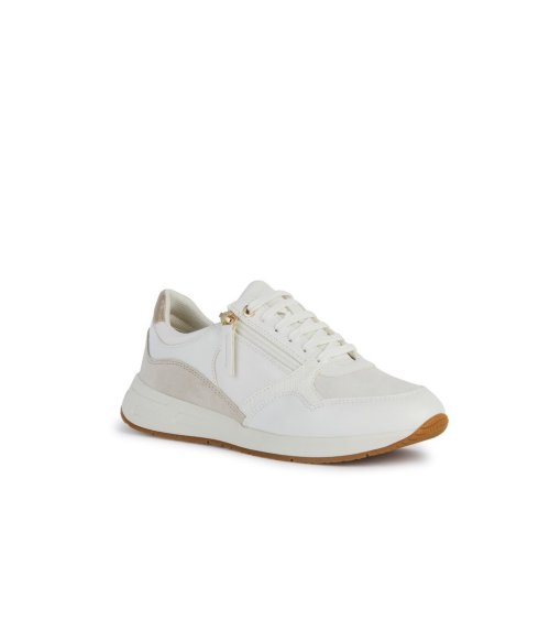 Geox Sneakers mit Schnürsenkeln und Reißverschluss