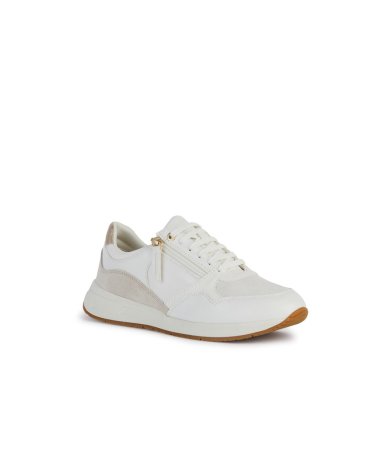 Geox Sneakers mit Schnürsenkeln und Reißverschluss