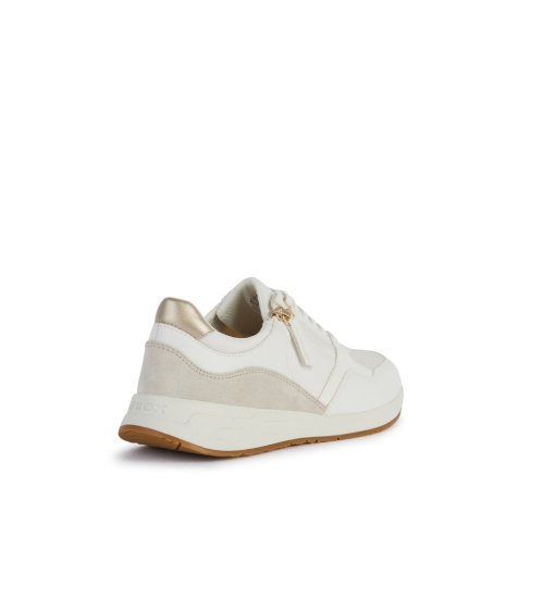 Geox Sneakers mit Schnürsenkeln und Reißverschluss
