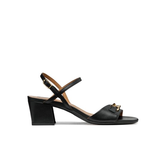 Geox Sandalen mit niedrigem quadratischem Absatz