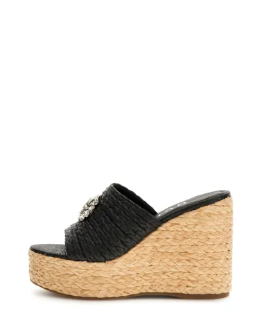 Guess chaussure à talon large plateforme