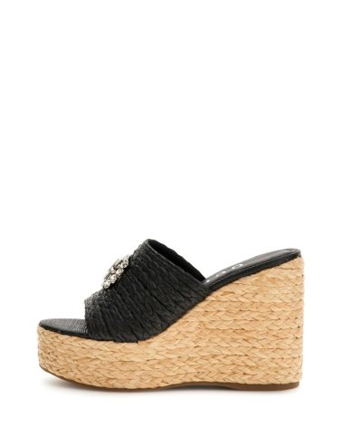 Guess wide platform heel shoe