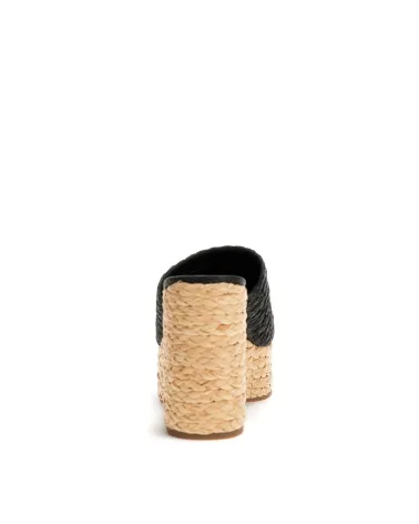 Guess wide platform heel shoe