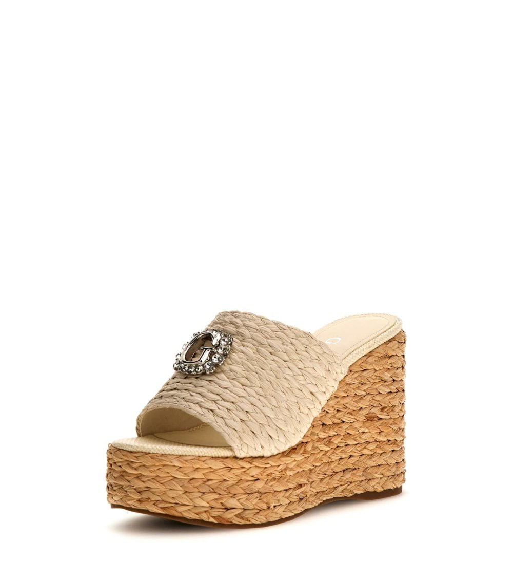 Guess scarpa con tacco largo a piattaforma