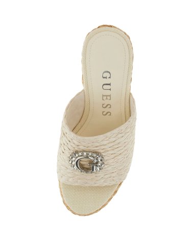 Guess chaussure à talon large plateforme