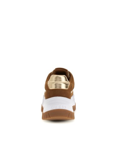 Guess sneakers basse con logo e suede