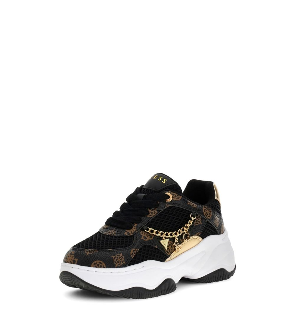 Guess Harpaa niedrige Sneakers mit Schnürsenkeln