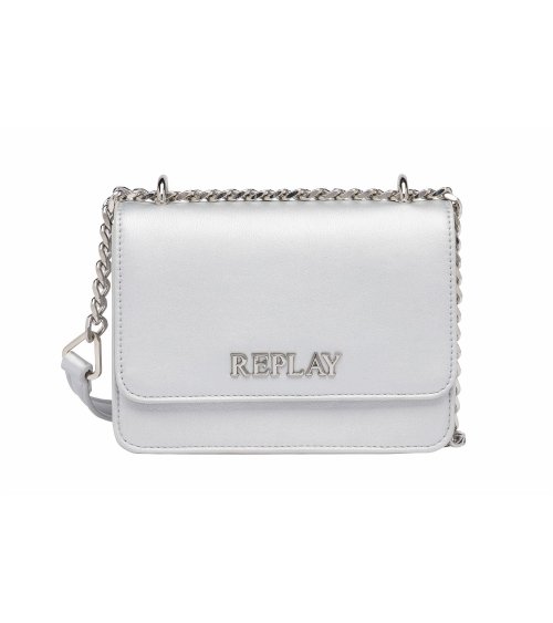 Replay bolso bandolera de material sintético