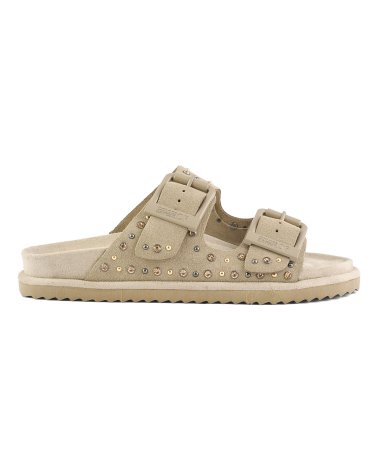 Sandalias con doble hebilla y tachuelas Colors Of California