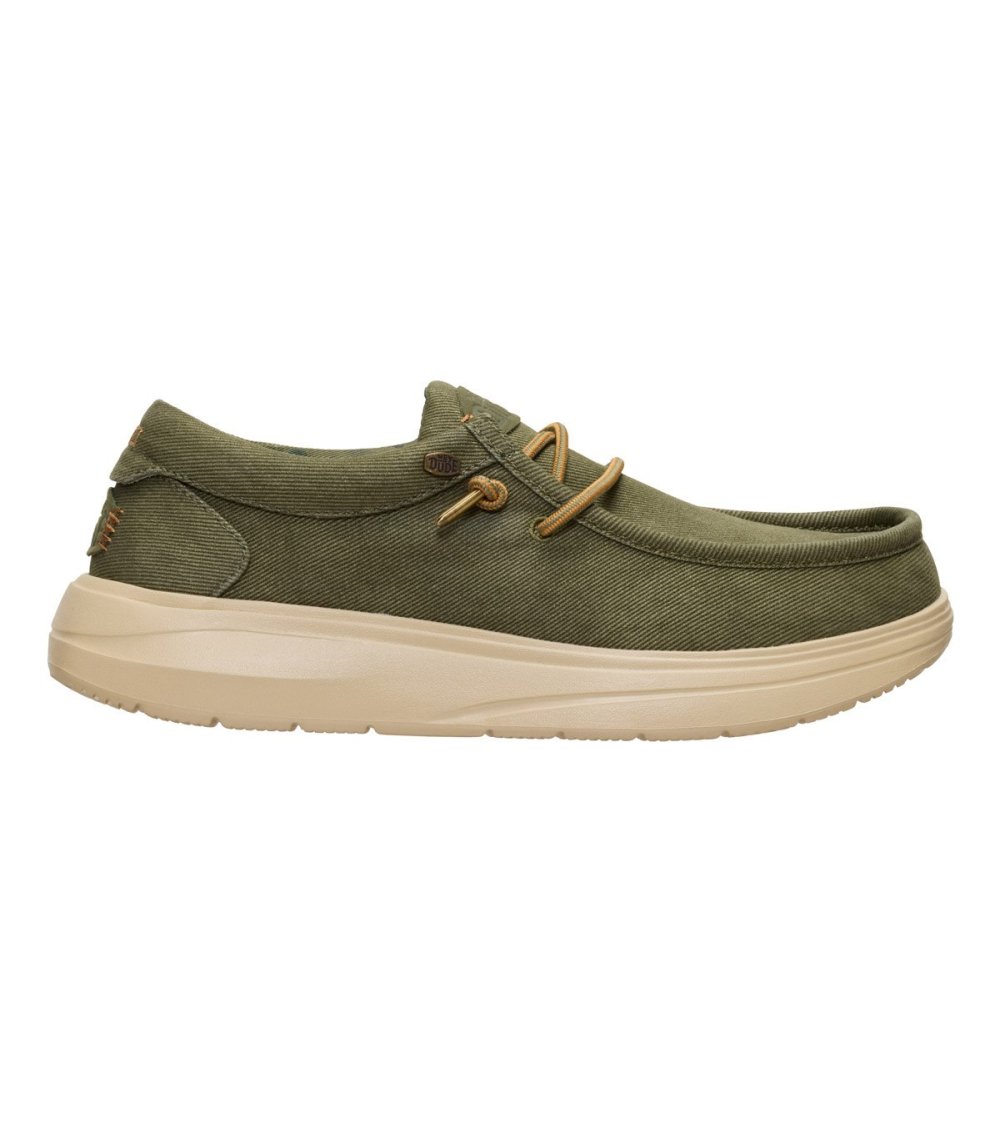 Hey Dude Wally Boat Shoe in Fabric