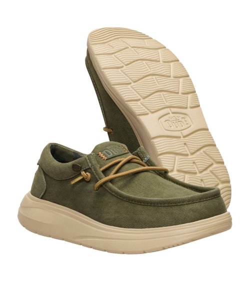Hey Dude Wally Boat Shoe in Fabric