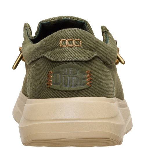 Hey Dude zapatilla de barco Wally de tela