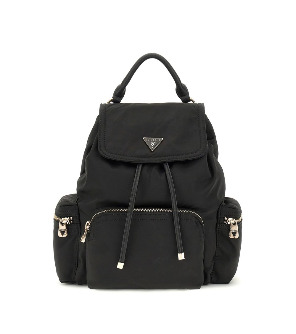 Guess zaino Gemma con flap e tasche laterali