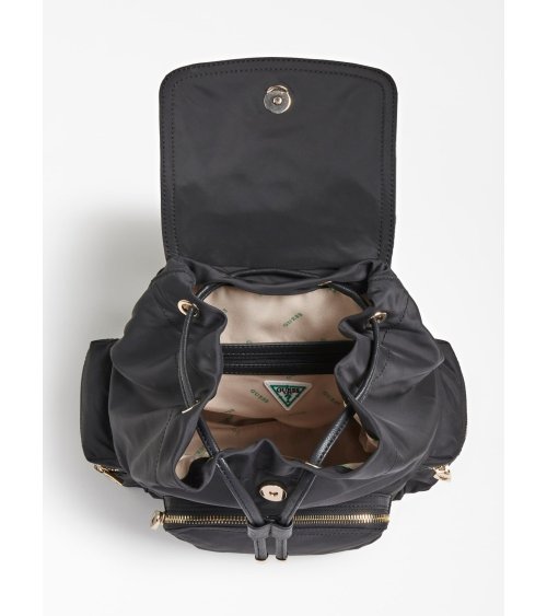 Guess sac à dos Gemma avec rabat et poches latérales