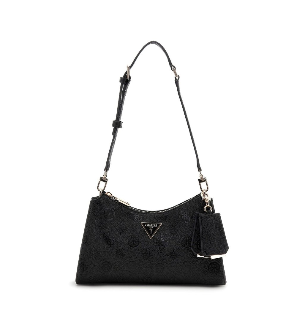 Guess borsa a spalla Cresidia II con zip