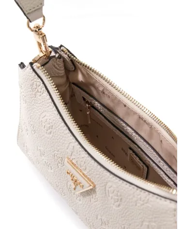 Guess borsa a spalla Cresidia II con zip