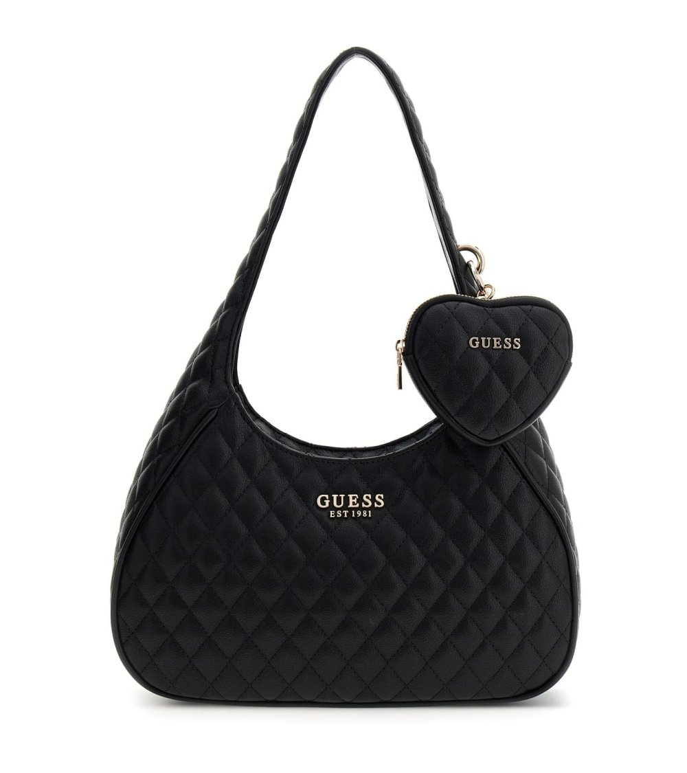 Guess Atabey quilted shoulder bag