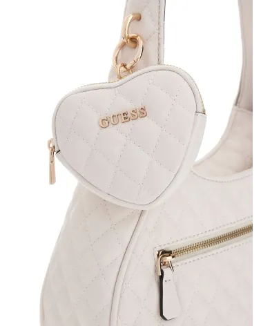 Guess Atabey quilted shoulder bag