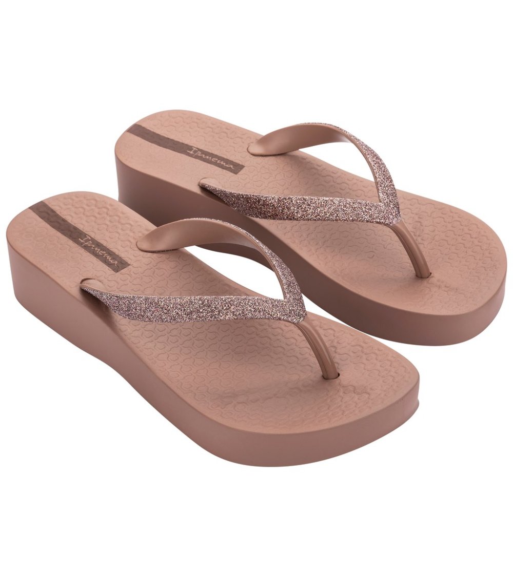 Ipanema infradito Mesh Chic Plat con tacco basso