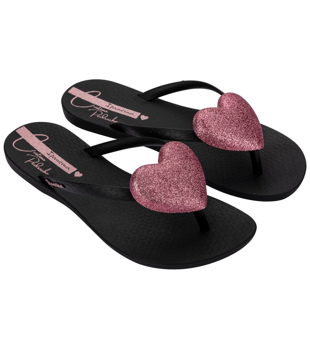 Ipanema sandals with straps and glitter heart