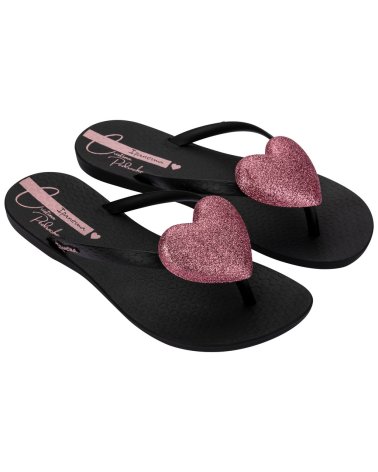 Ipanema sandales avec brides et cœur pailleté