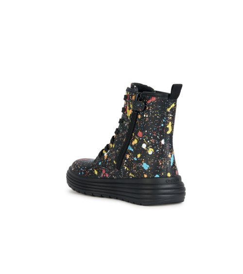 Geox stivaletti J Phaolae Girl con suola alta