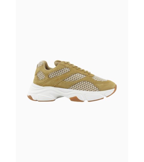 Love Moschino sneakers basse camoscio e rete