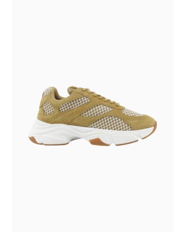 Love Moschino low suede and mesh sneakers