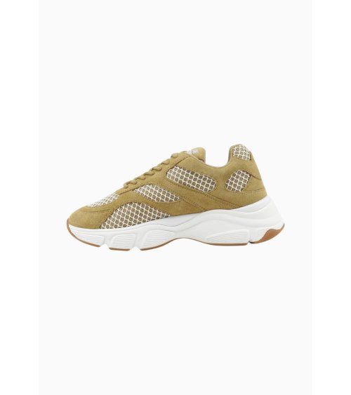 Love Moschino sneakers basse camoscio e rete
