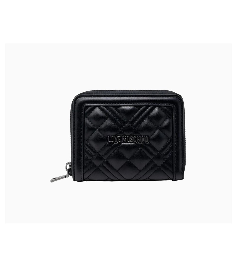 Love Moschino billetera acolchada cremallera