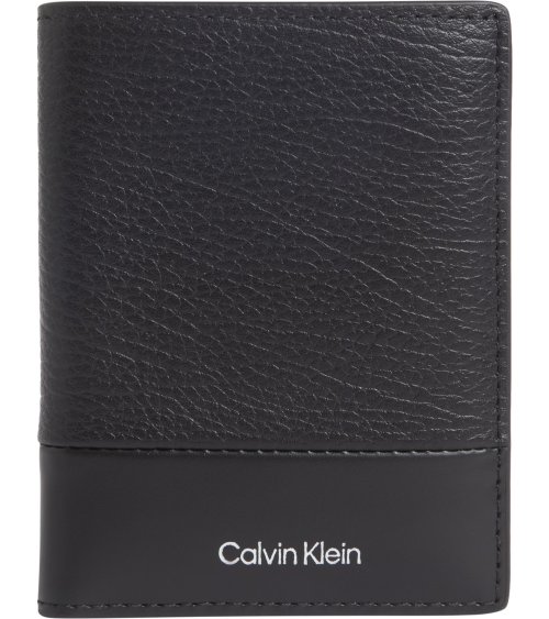 Calvin Klein Cartera Bifold Slim de Cuero