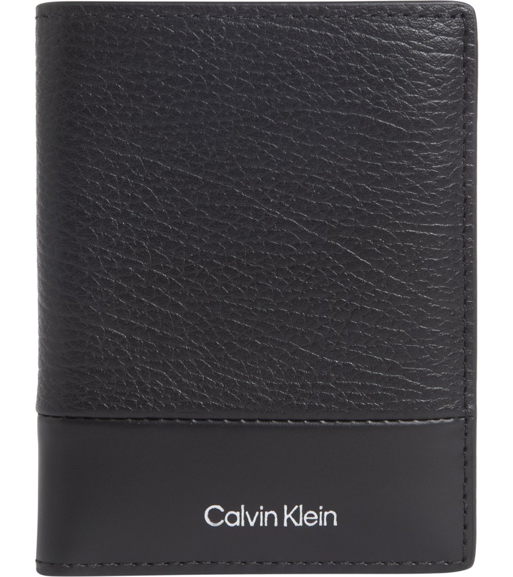 Calvin Klein Cartera Bifold Slim de Cuero