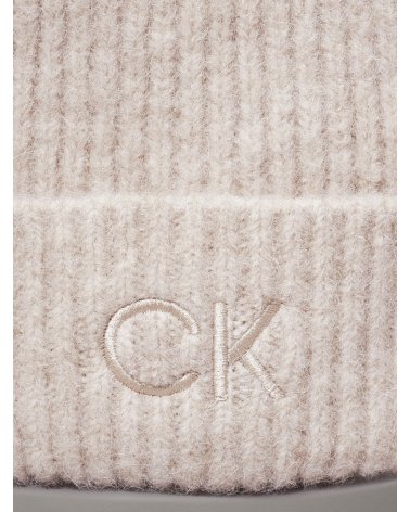 Calvin Klein bonnet en tricot avec pompon