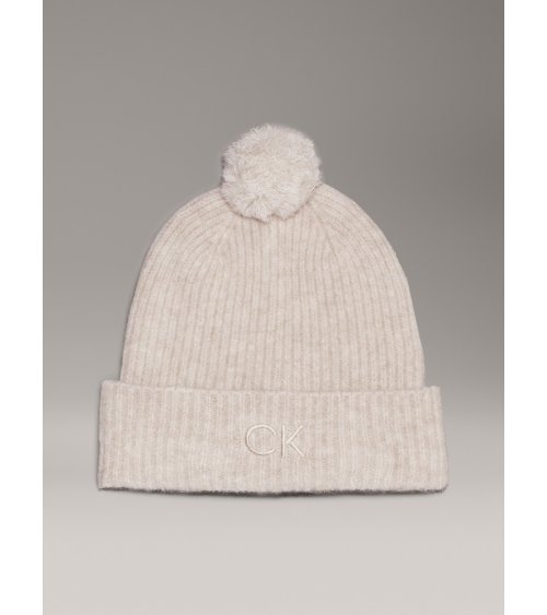 Calvin Klein gorro de punto pompón