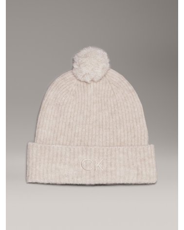 Calvin Klein bonnet en tricot avec pompon