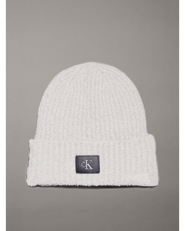 Bonnet côtelé avec revers Calvin Klein