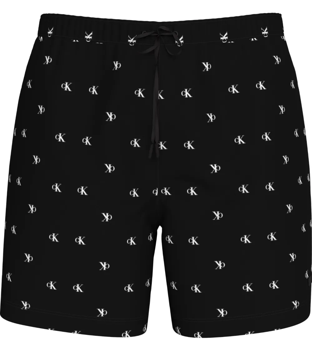 Calvin Klein bañador corto logo repetido