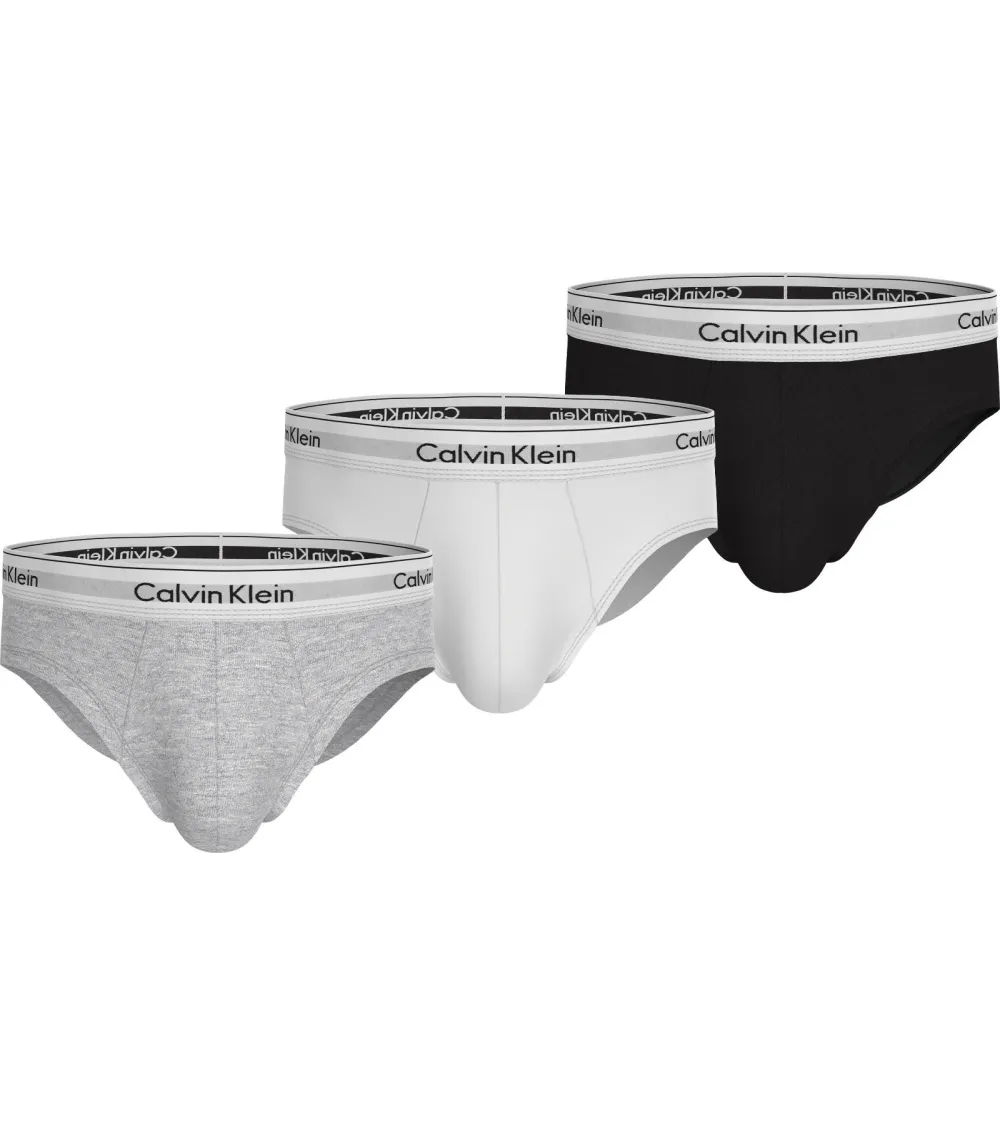 Calvin Klein Icon Cotton Stretch Slips Pack de 3 | Fuix