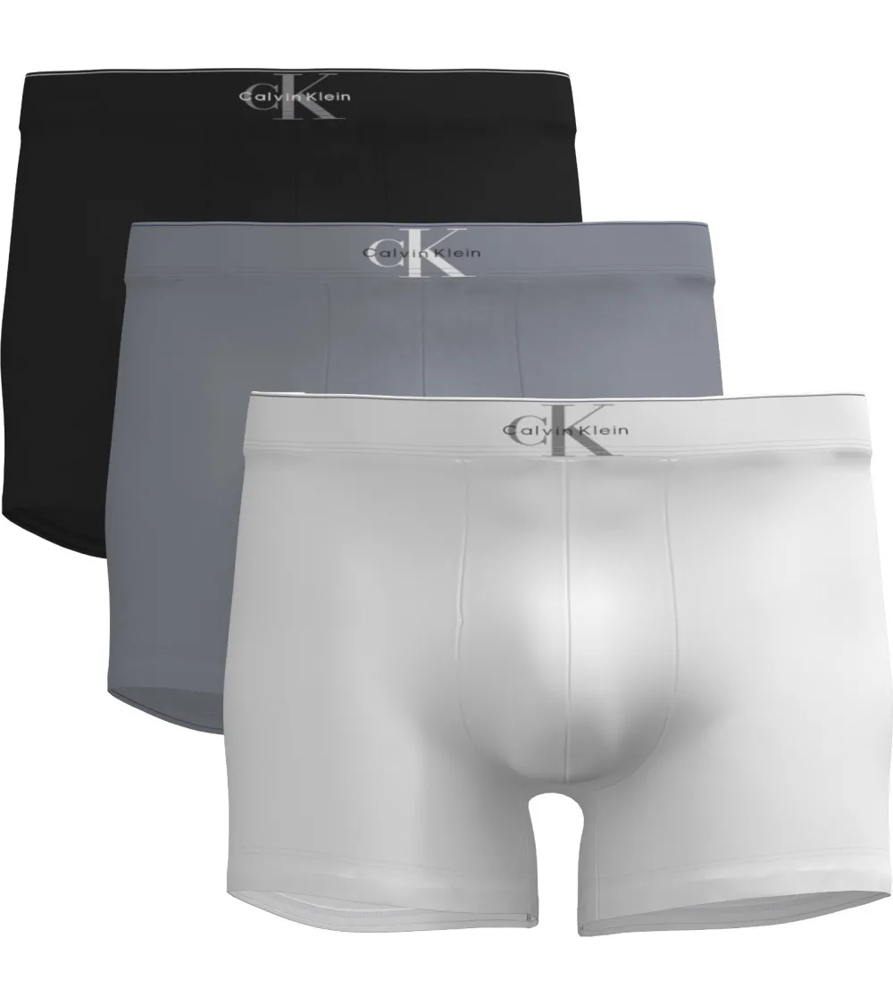 Calvin Klein Graphic Monogram Cotton Stretch Bóxers Pack de 3 | Fuix