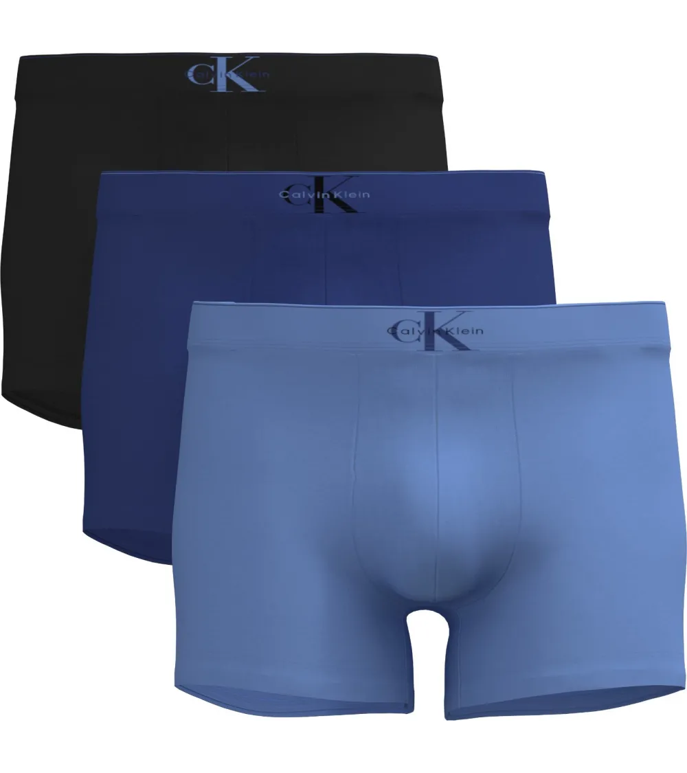 Calvin Klein Graphic Monogram Cotton Stretch Bóxers Pack de 3 | Fuix