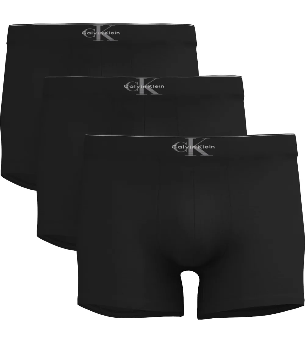 Calvin Klein Graphic Monogram Cotton Stretch Bóxers Pack de 3 | Fuix
