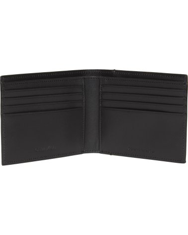 Calvin Klein billetera plegable con logo de metal