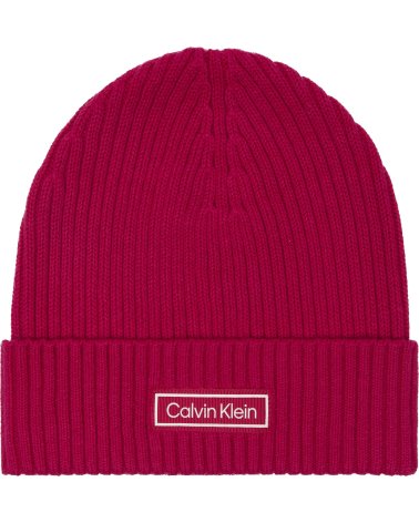 Calvin Klein gorro de punto de canalé