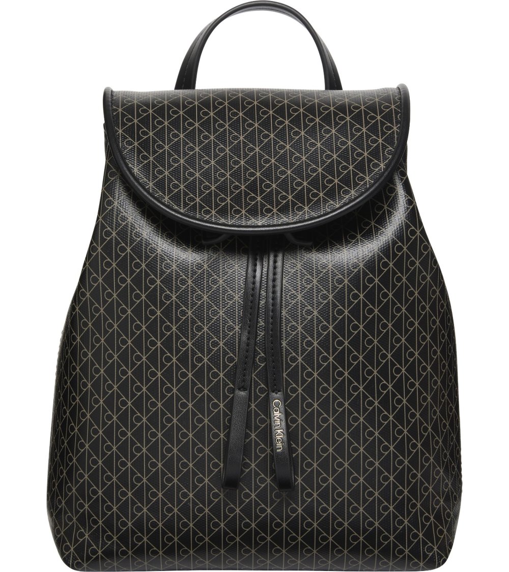 Rucksack Calvin Klein mit Klappe und Kordelzug