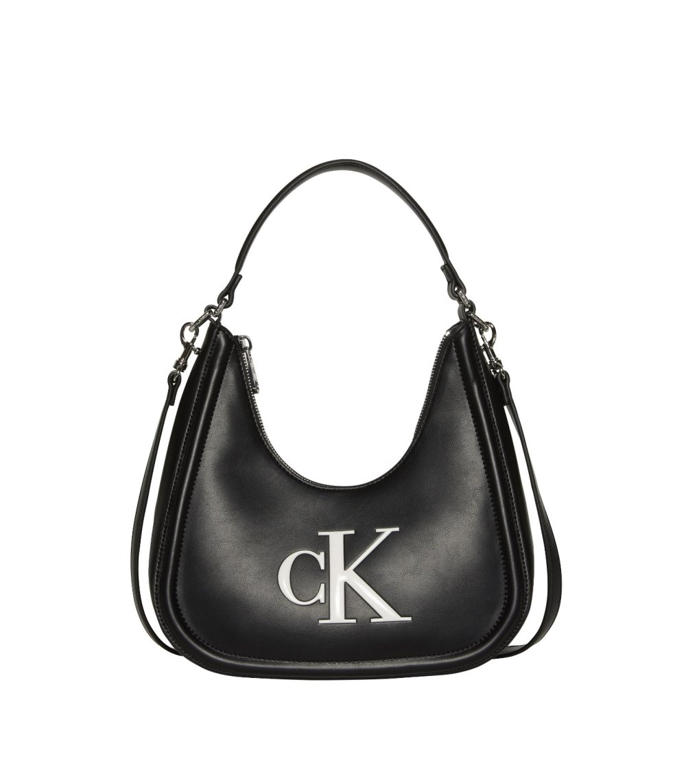 Calvin Klein Bold CK Small Crescent Shoulder Bag